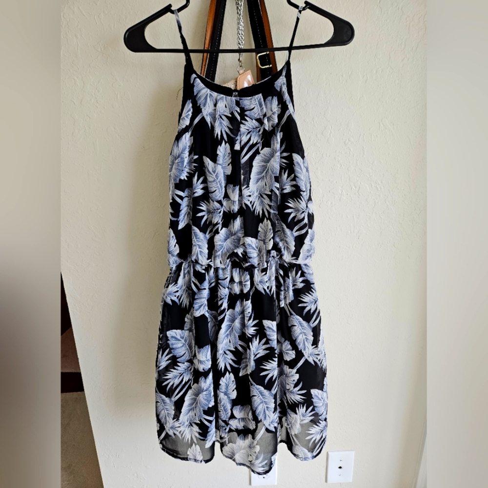 Peach Royal Dark Tropic Mini Dress